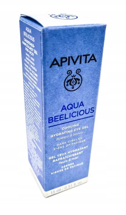 APIVITA_Aqua Beelicious Cooling Hydrating Eye Gel odświeżający żel-roll pod oczy, nawilżenie i redukcja cieni 15ml