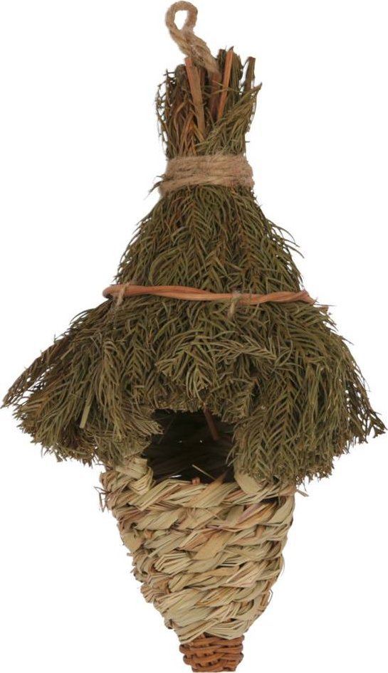 Kerbl KERBL Wiszące gniazdo dla ptaków z trawy, 27 cm x 12 cm