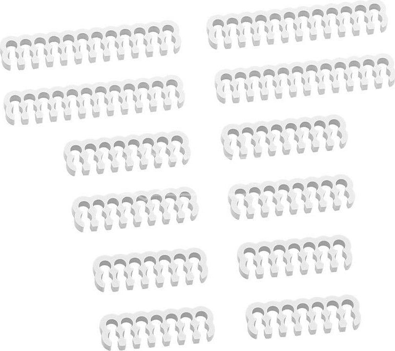 Organizer CableMod Grzebień Biały 12 sztuk (CM-COM-BKIT-PBPW-R)