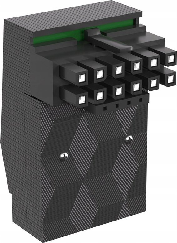 QingSea Adapter Wtyczka kątowy złącze 90 stopni 12VHPWR 12+4 PIN QingSea 600W TYP B