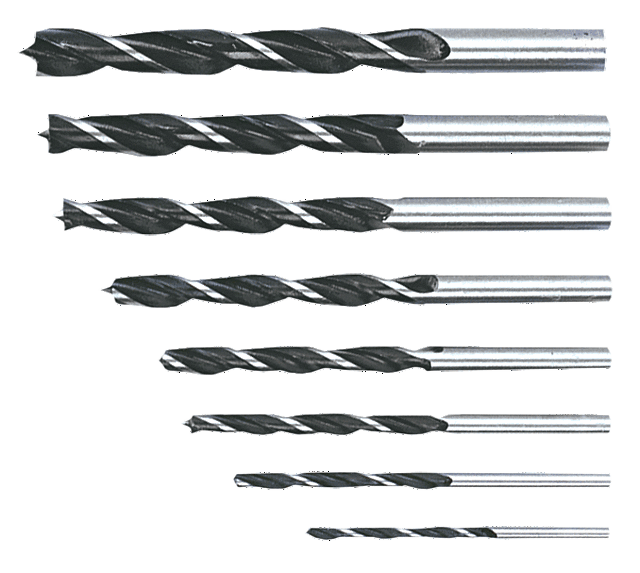 Wiertło Top Tools do drewna kręte walcowe 4 5 6 10 8mm zestaw (60H805)