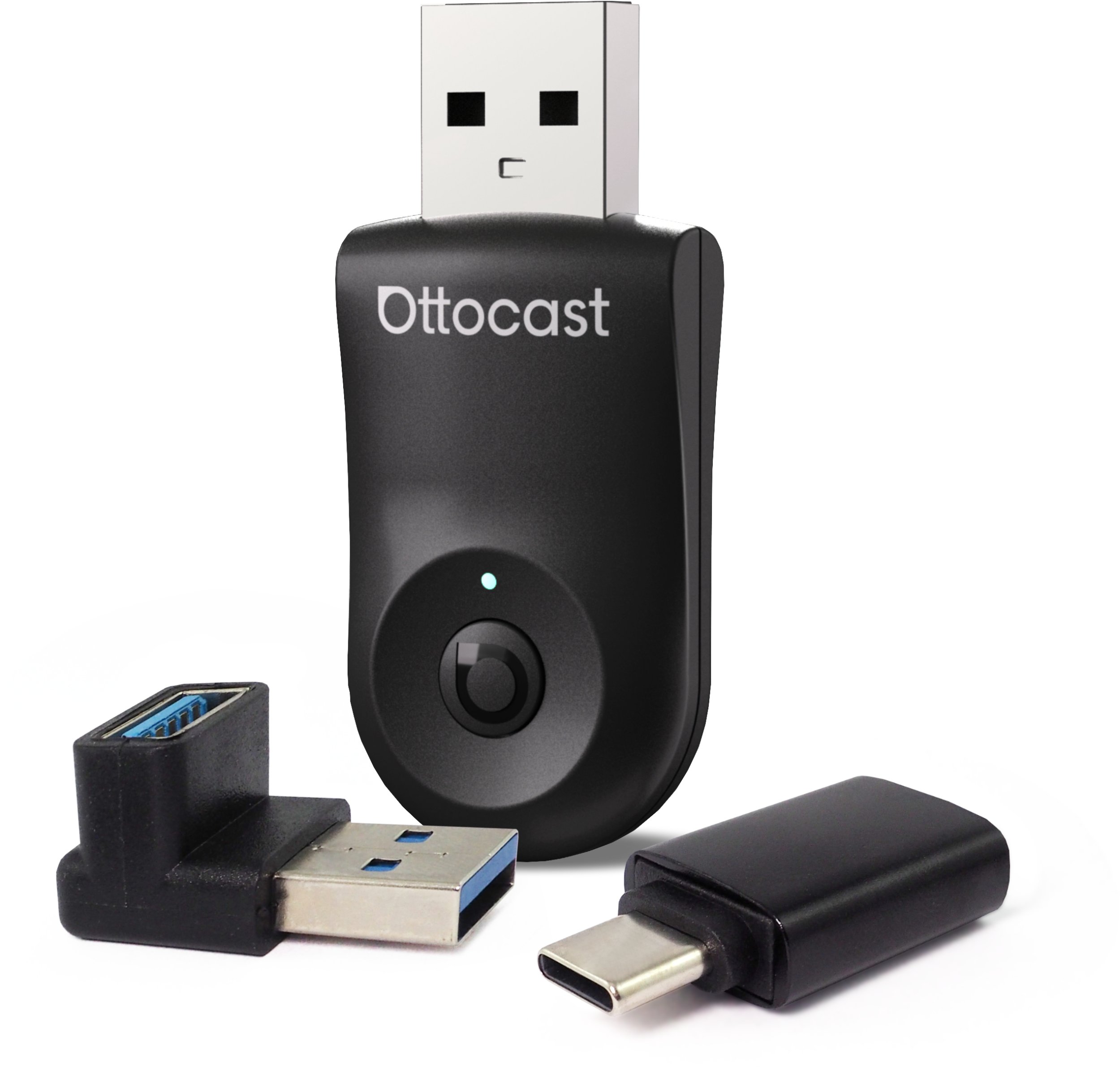 Radio samochodowe Ottocast Bezprzewodowy Adapter CarPlay Android Auto Mini Wireless CA505-T