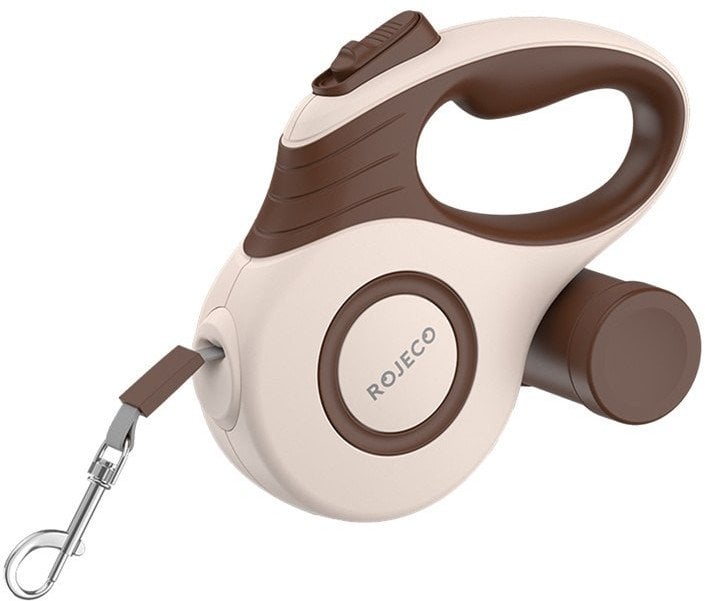 Smycz automatyczna 5m Rojeco A12 (brązowa) Rojeco