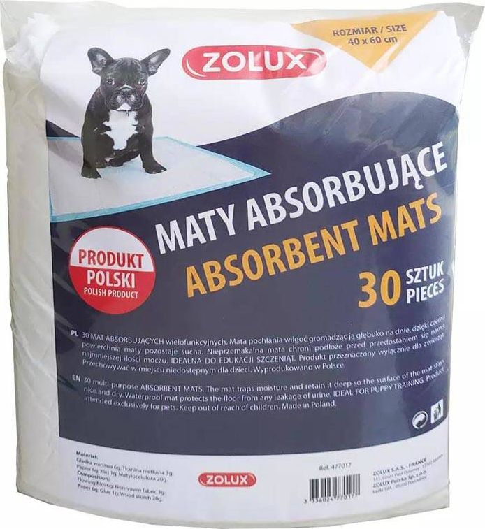 Zolux Maty absorbujące 40 x 60 cm - 30 sztuk