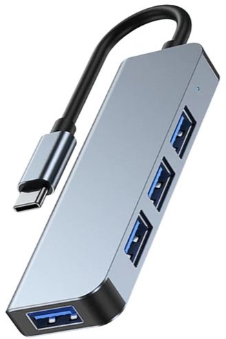 HUB Adapter 4w1 USB-C do 1x USB 3.0 / 3x USB 2.0 MacBook Laptop