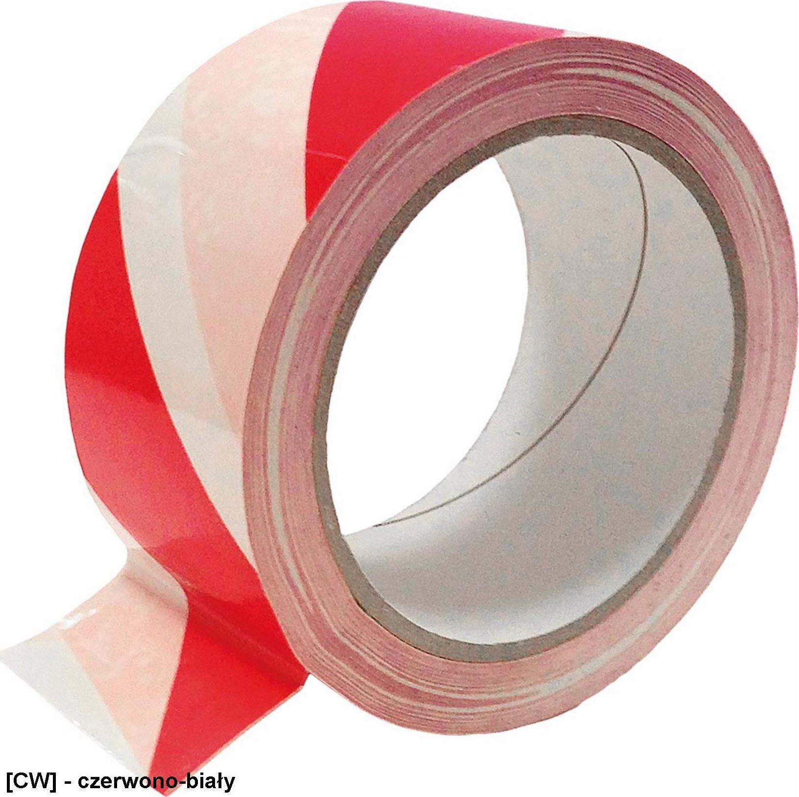 R.E.I.S. TASO-SP33 33 m - Taśma ostrzegawcza samoprzylepna biało czerwona - żółto - czarny.