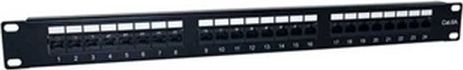 2lan Patch panel 24-portowy UTP Kat 6 (ARAP19C6A24UTP)