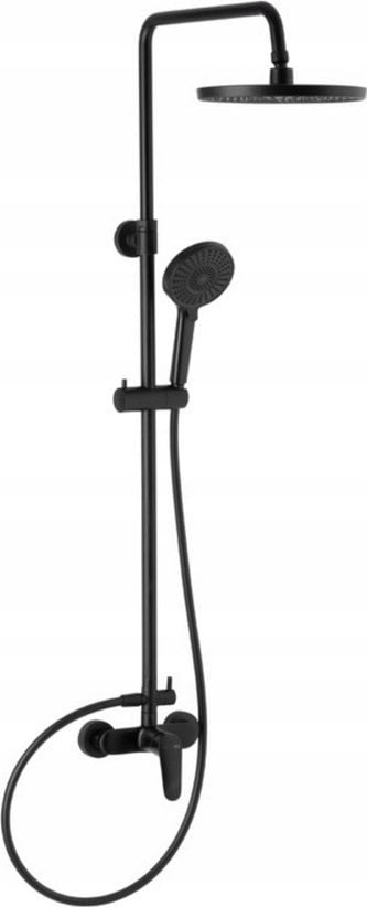 Deszczownica KFA DESZCZOWNIA OTAVA Z BATERIĄ NATRYSKOWĄ, ŚCIENNĄ, BLACK