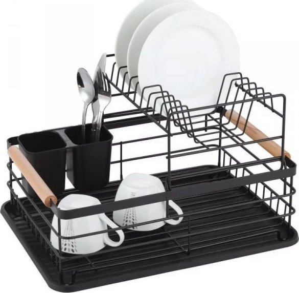 KingHoff SUSZARKA DO NACZYŃ DWUPOZIOMOWA 43 X 32 X 27CM KINGHOFF KH-1796