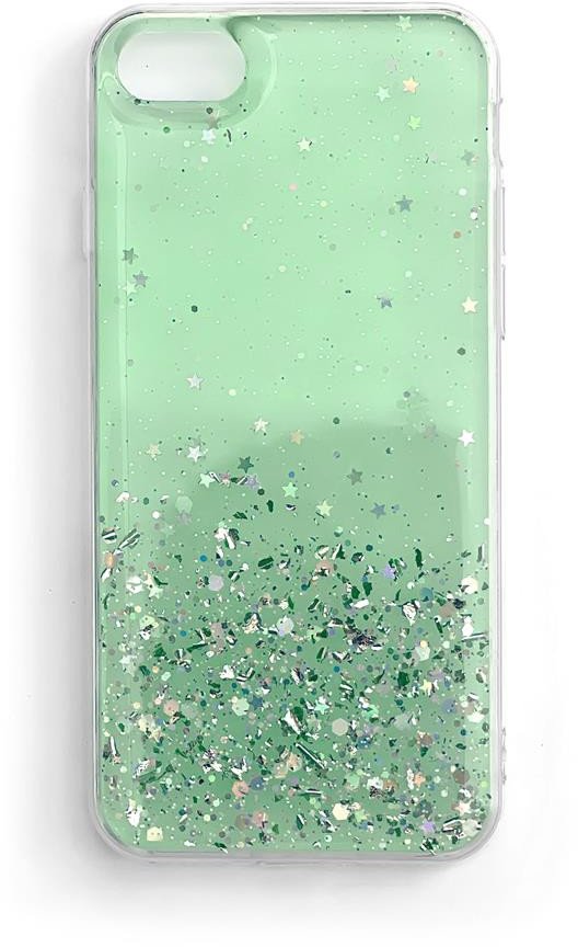 Błyszczące etui pokrowiec z brokatem Samsung Galaxy A42 5G Star Glitter zielony Błyszczące etui pokrowiec z brokatem Samsung Galaxy A42 5G Star Glitte