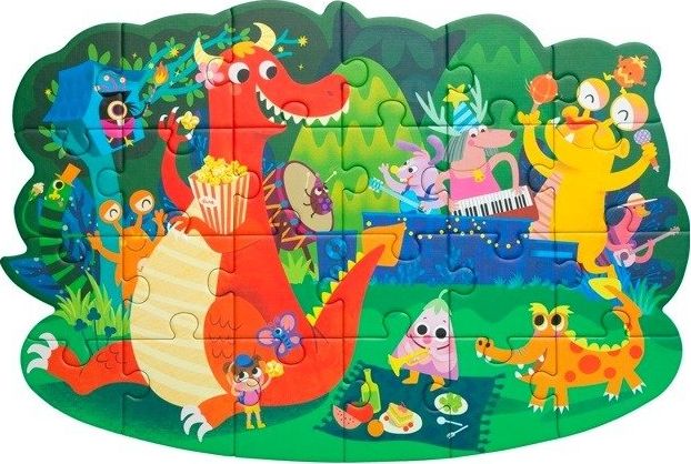 Robotime Technology ROBOTIME Puzzle Drewniane Kolorowanka Smok