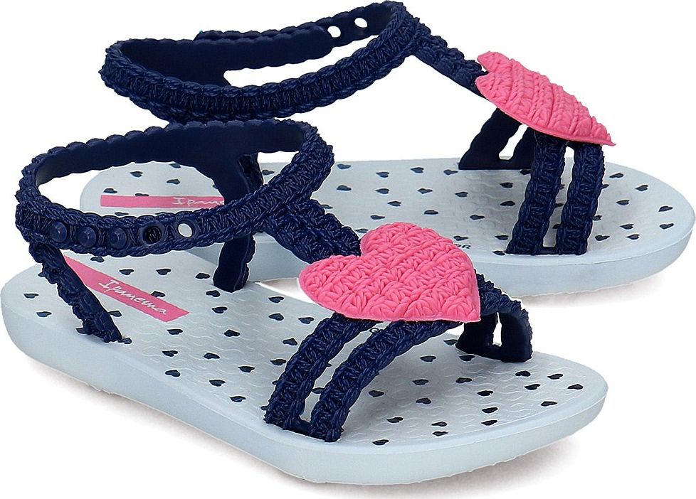 Ipanema Sandały dziecięce 81997 20108 granatowo-białe r. 22/23