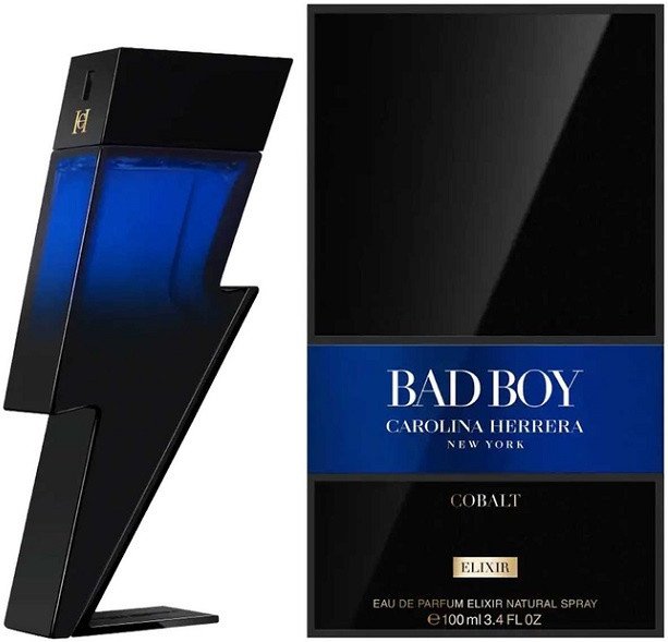 Carolina Herrera Carolina Herrera Bad Boy Cobalt Eliksyras Eau De Perfume Purškiklis, 100 ml