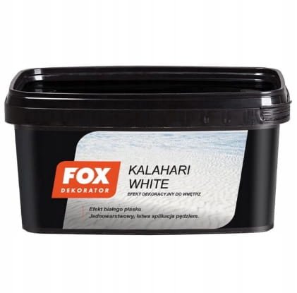 Atlas Fox Farba dekoracyjna 1 L Diamento 3D Kalahri White