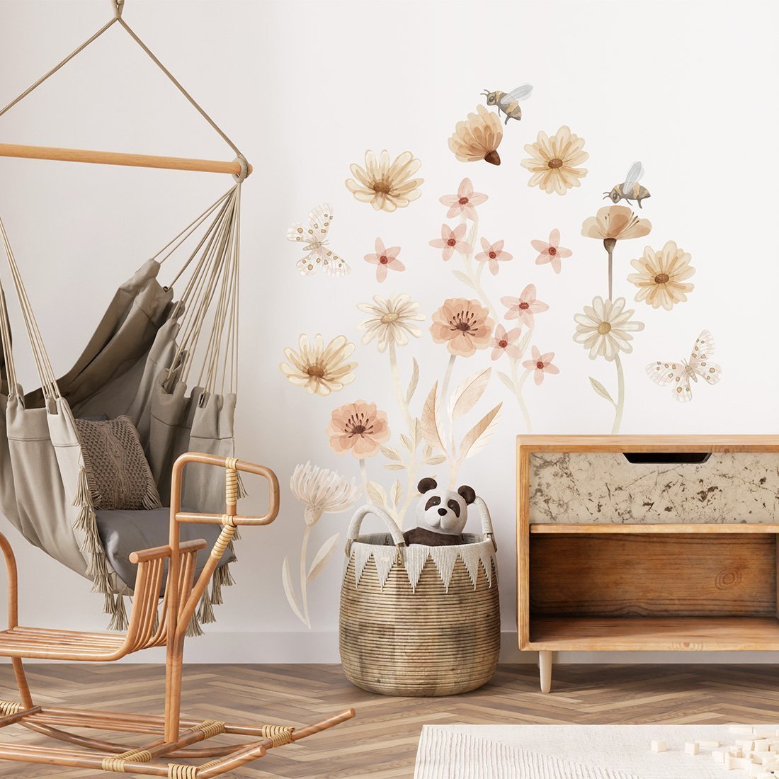 Pastelowe Love Pastelowe Love Łąka II - Naklejka na ścianę