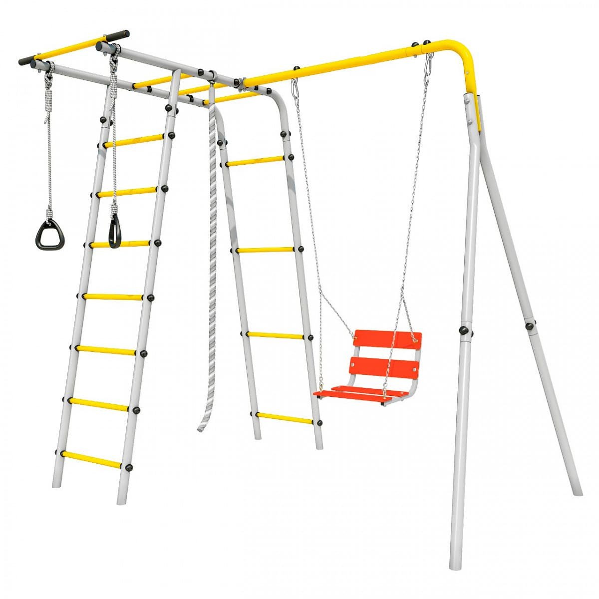 Plac zabaw Leśna Polanka | Drabinki Lina Huśtawka łańcuchowa 100 kg