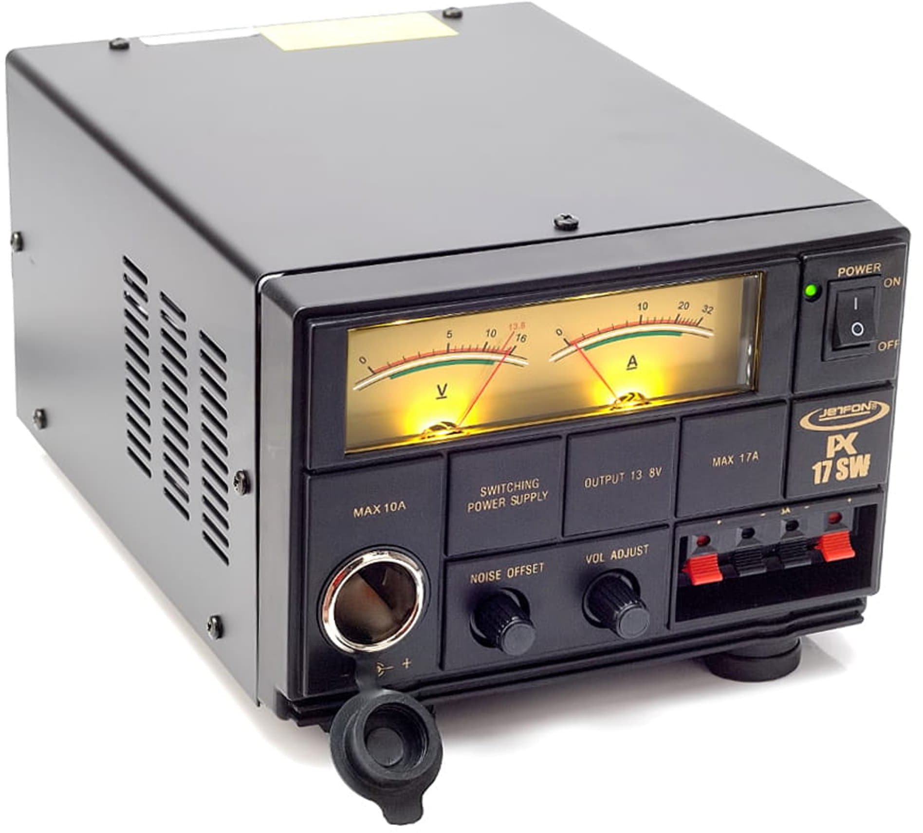 Zasilacz PC-17 SW 15/17 A woltomierz, amperomierz