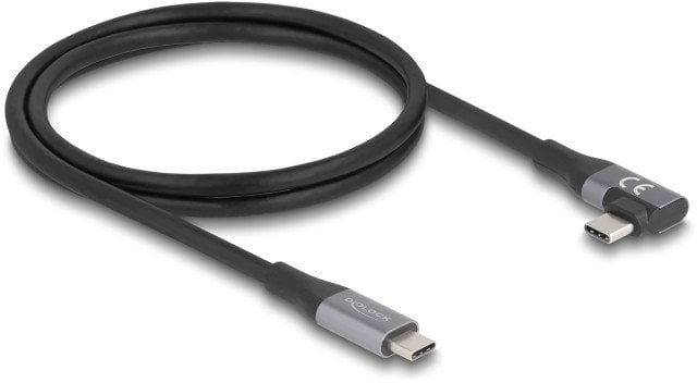 Kabel USB Delock USB-C - USB-C 1 m Czarny (81131)