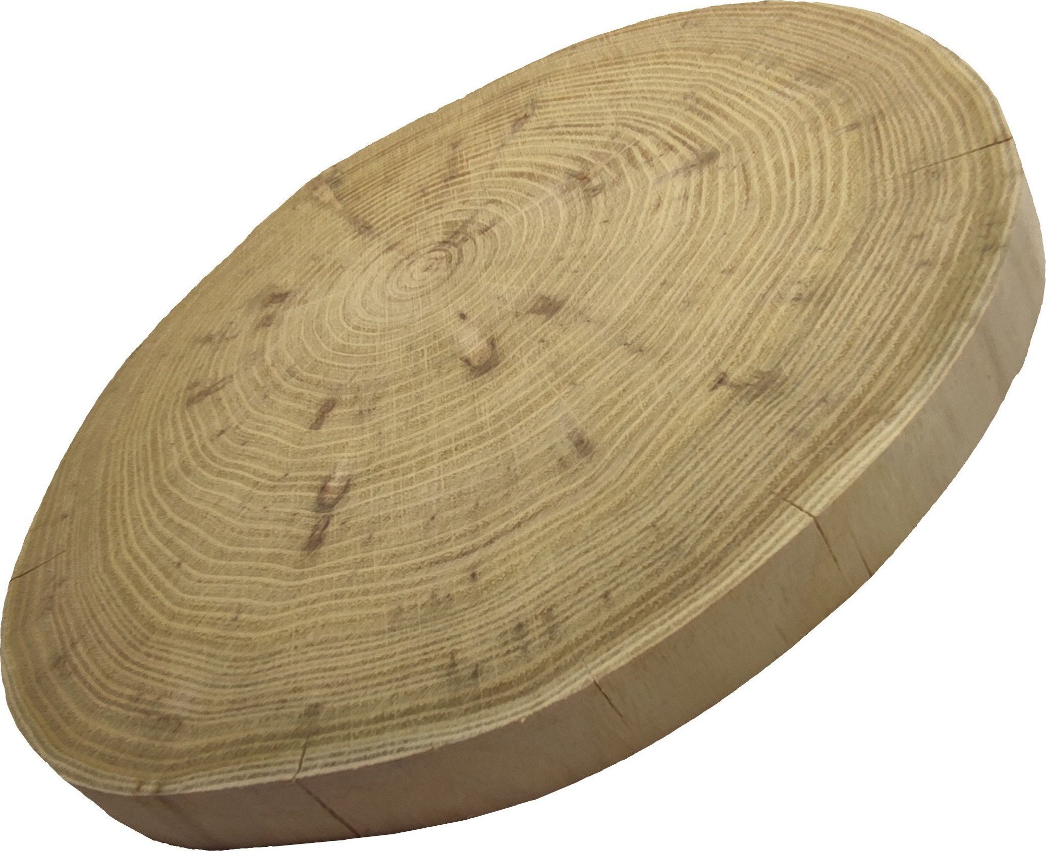 Wamar-Sosenka Okorowany Plaster Akacji 20-25 cm gr. 2 cm Szlifowany Drewno akacjowe Naturalny Surowy