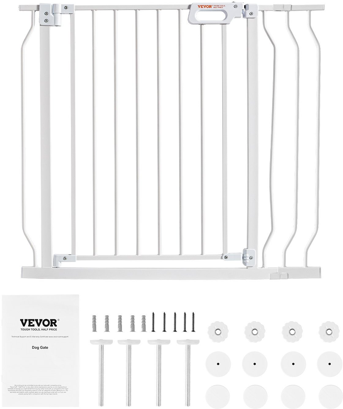 Bramka ochronna barierka zabezpieczająca drzwi schody 74,999 cm
