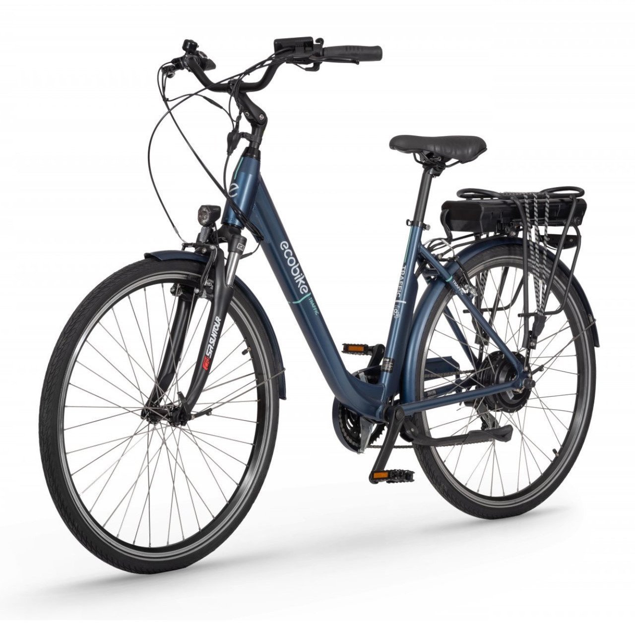 Elektrinis dviratis Ecobike Traffic 28", 14,5 Ah, mėlynas