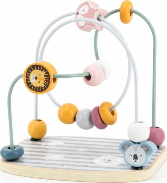 Viga Toys Drewniany Labirynt Przeplatanka Edukacyjna VIGA PolarB
