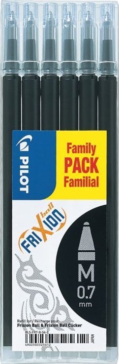 Pilot Pilot FriXion Ball, Black, 0.7 mm, 0.35 mm