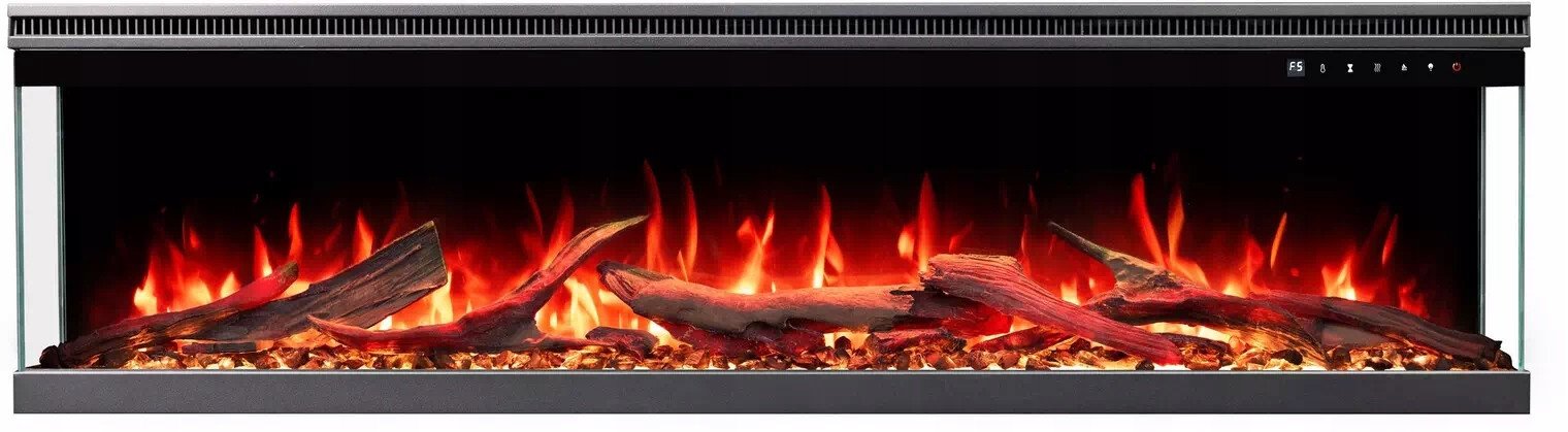 Aflamo Unique PRO 140 cm, Kominek elektryczny LED do zabudowy