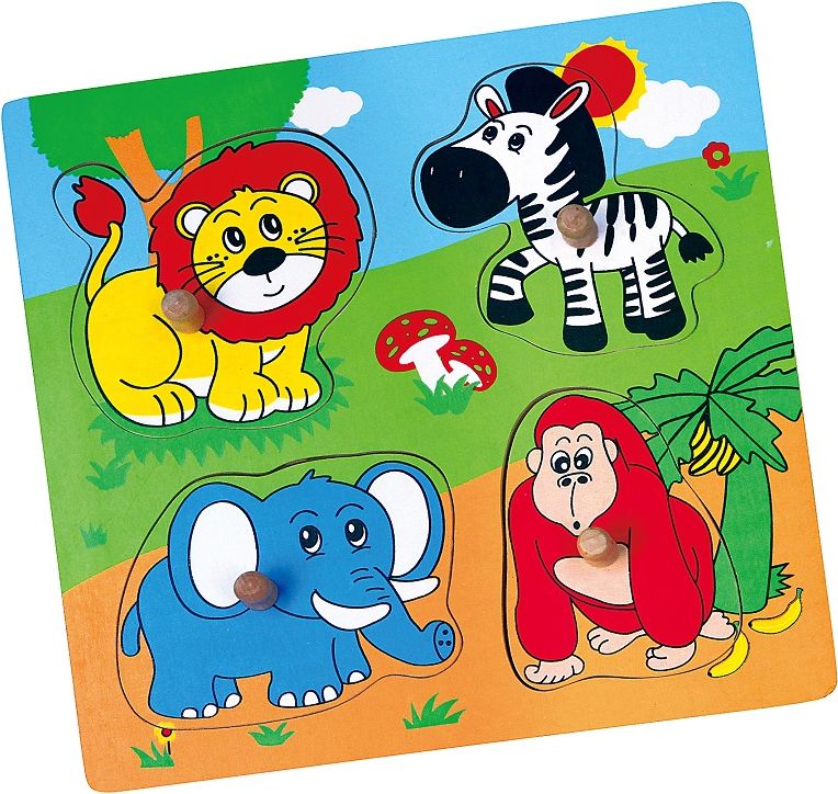 Viga Puzzle Niespodzianka - Zoo (0932, Viga)