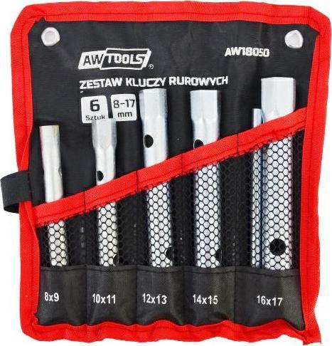 AWTools AWTOOLS KLUCZE RUROWE 6szt. /8mm-17mm/