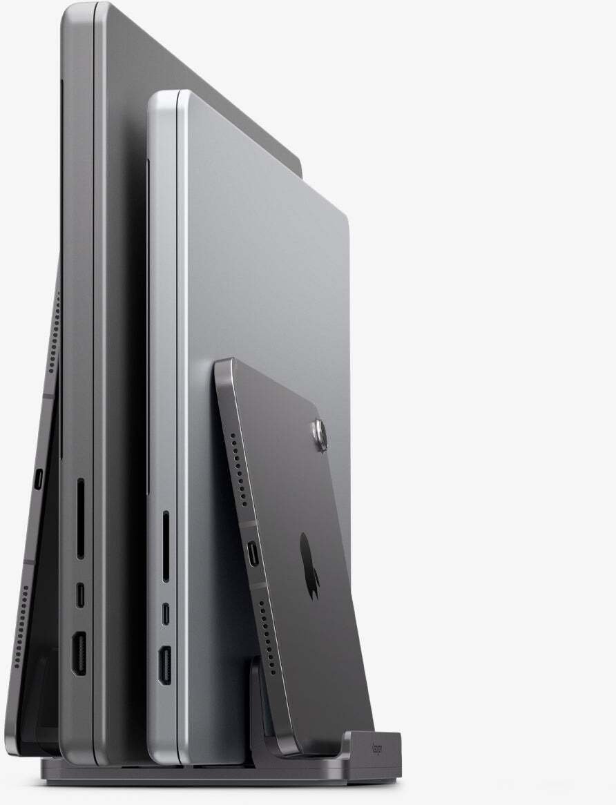 SPIGEN LD208S4 VERTICAL LAPTOP STAND SPACE GREY