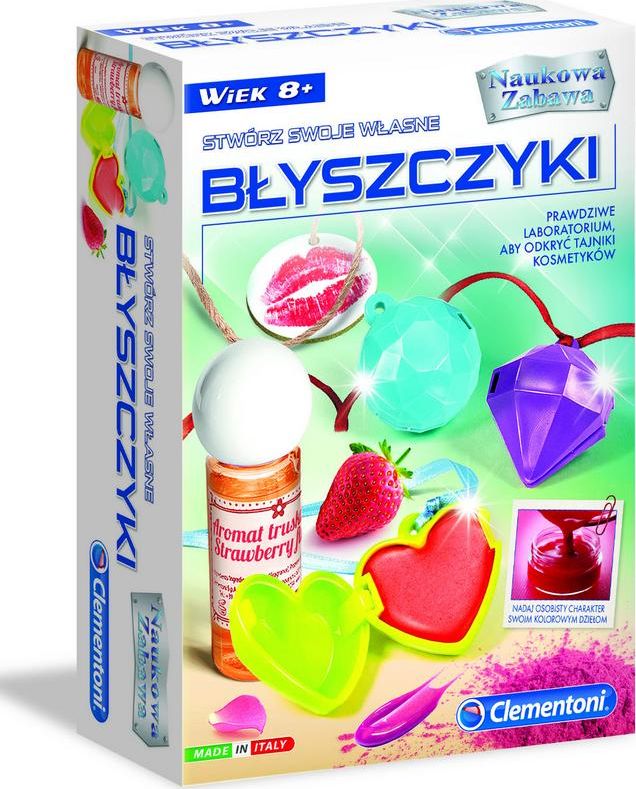Clementoni Naukowa Zabawa. Stwórz swoje błyszczyki