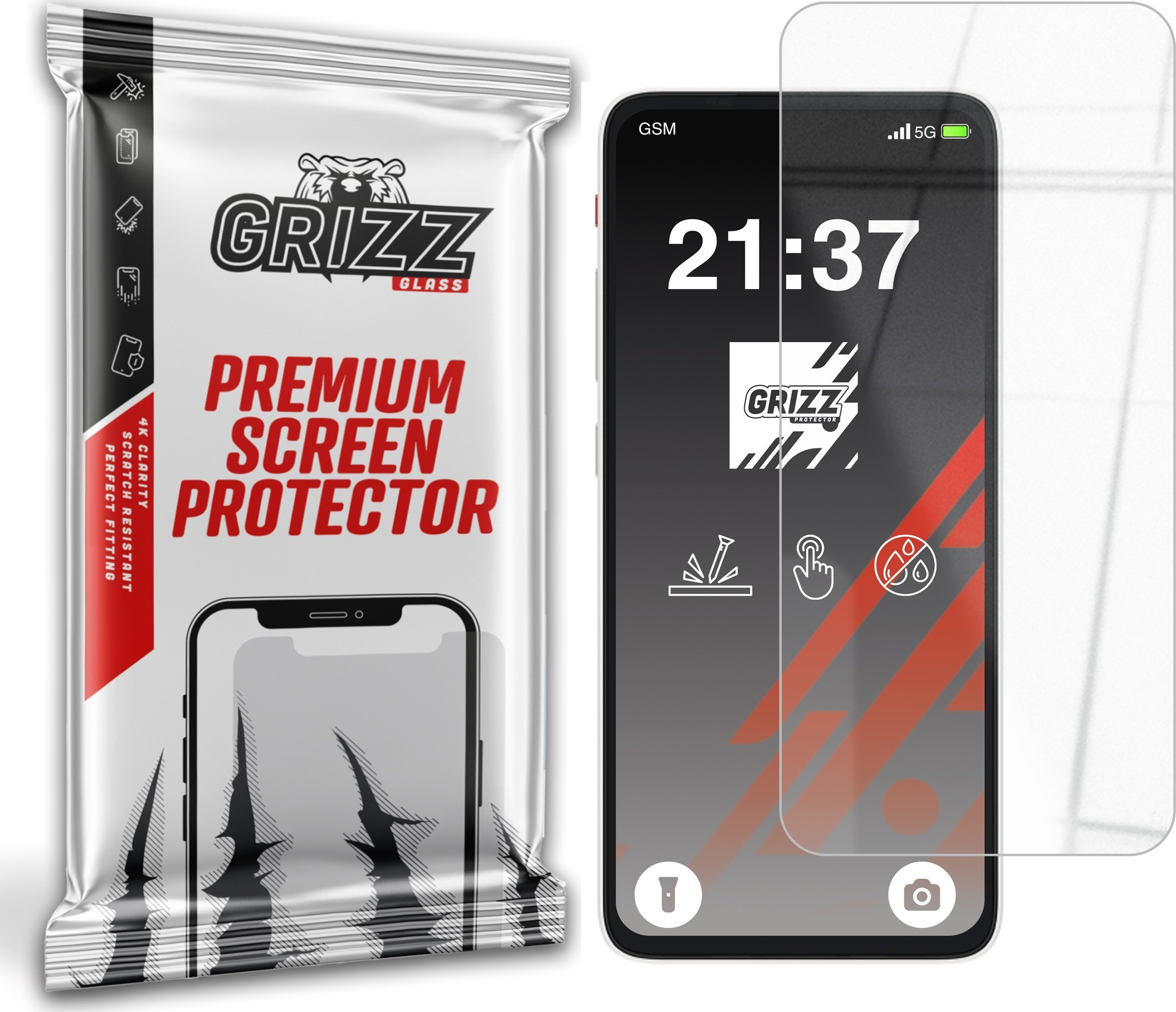 Szkło hybrydowe GrizzGlass HybridGlass do XReal Beam Pro 5G