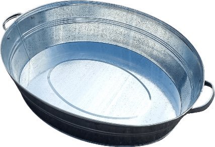 Miska metalowa ocynkowana 27l