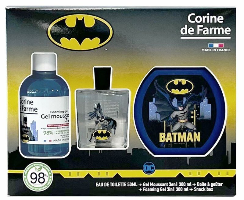Perfumy dziecięce Corine de Farme BATMAN EDT 300 ml 3 Części