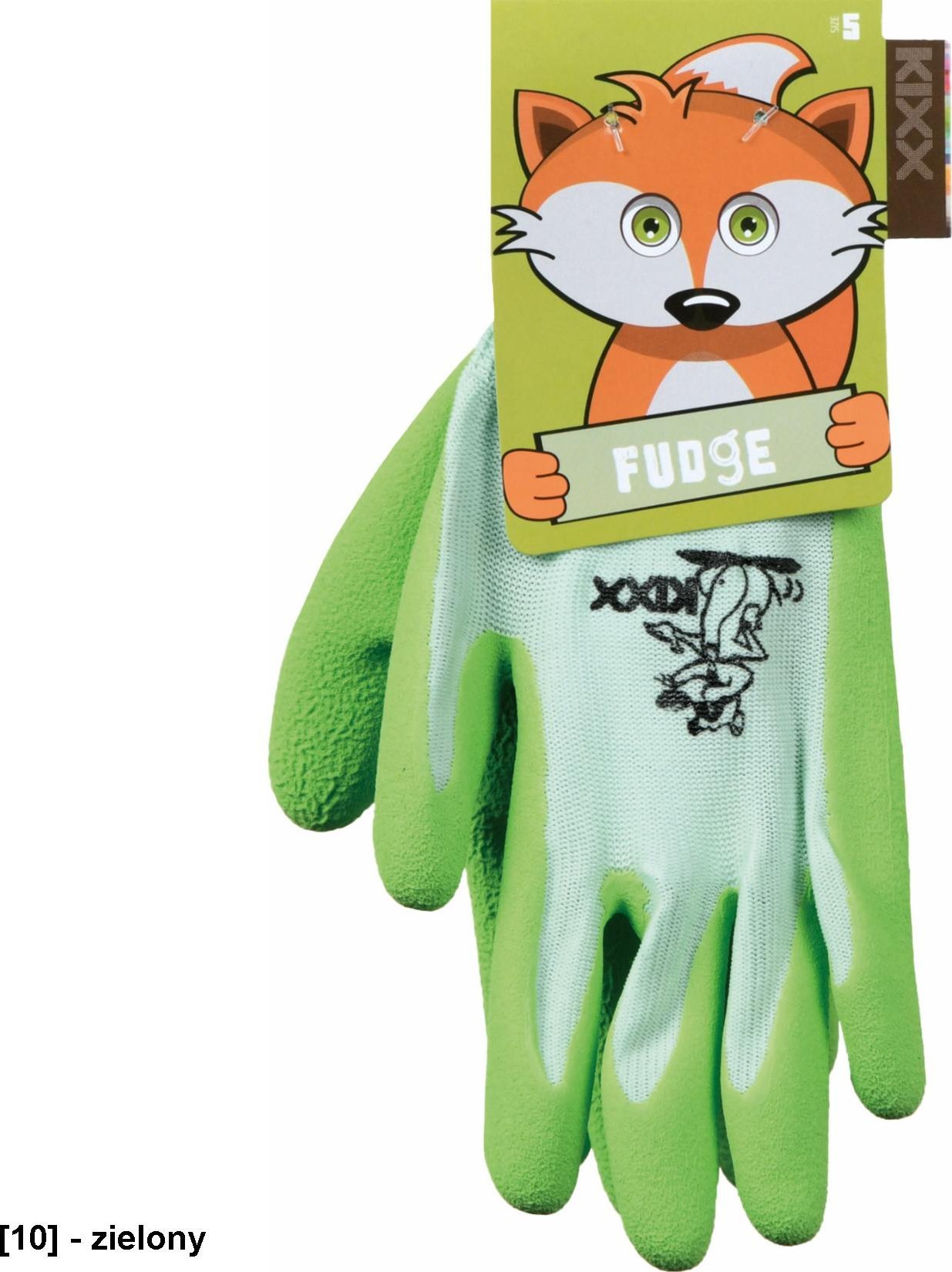 CERVA FUDGE - dziecięce rękawice nylonowe z lateksowym powleczeniem, prace ogrodowe 4