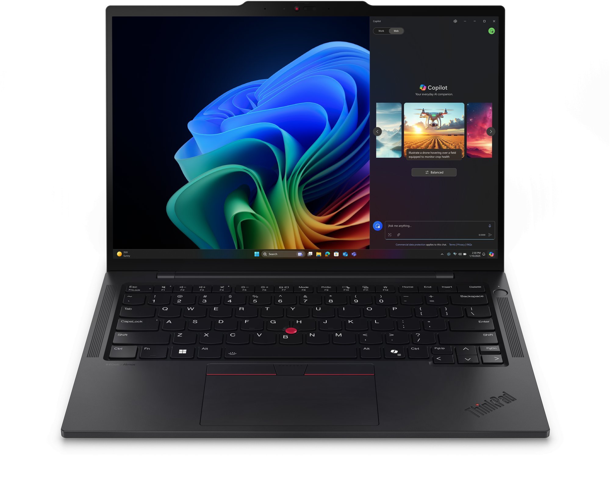 Laptop Lenovo LENOVO ThinkPad T14s G6 Intel Core Ultra 7 255U 35,56cm 14 cali WUXGA IPS LP 32GB 1TB SSD UMA 4G AI PC W11P Black