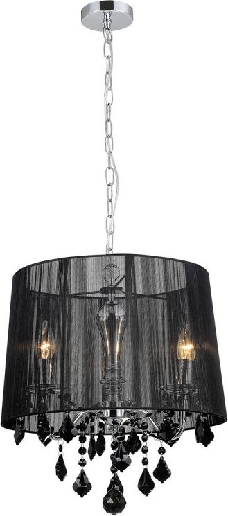Lampa wisząca Italux Cornelia nowoczesna czarny (MDM-2572/3 BK)