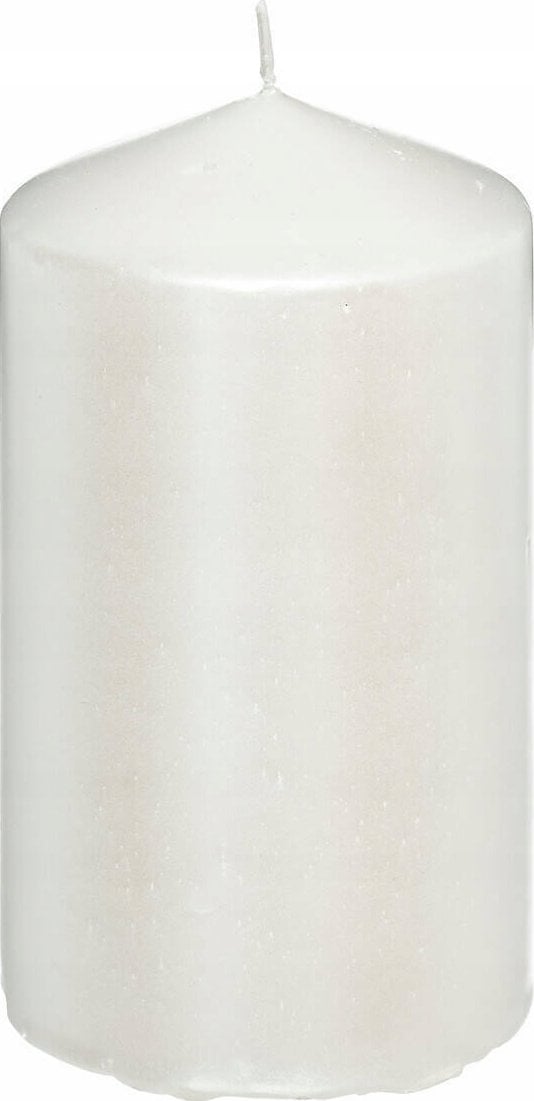 Atmosphera Świeca walec, błyszcząca, 12 cm