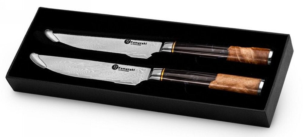 Cisco Damasko plieno peilių rinkinys kepsniams Kamazaki KZI111STK