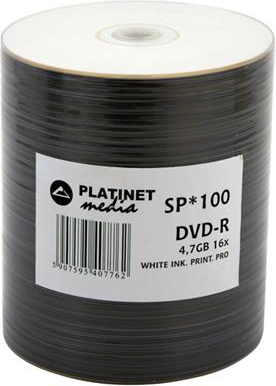 Platinet DVD-R 4.7 GB 16x 100 sztuk (41012)