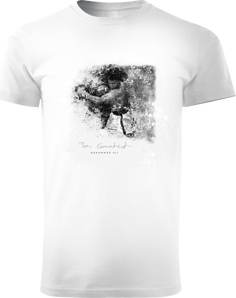Topslang Koszulka Muhammad Ali męska biała REGULAR XXL