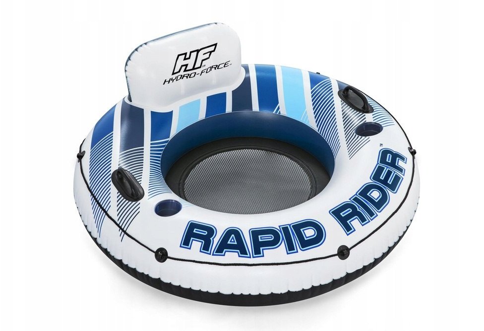 Bestway Hydro Force Rapid Rider - Koło do pływania z oparciem, 135cm (43116)