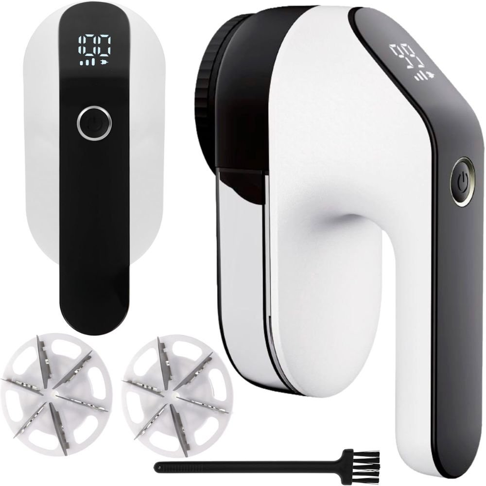 Golarka do ubrań zmechaceń swetrów tkanin tapicerki duża lcd elektryczna