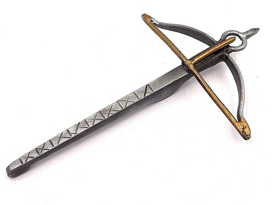 Mała Metalowa Replika Kuszy Dekoracja BM