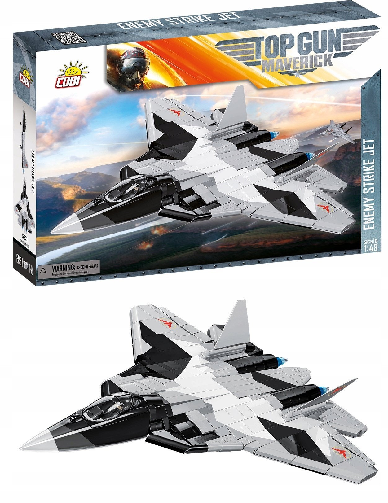 COBI TOP GUN Maverick Enemy Strike Jet 851kl 5921