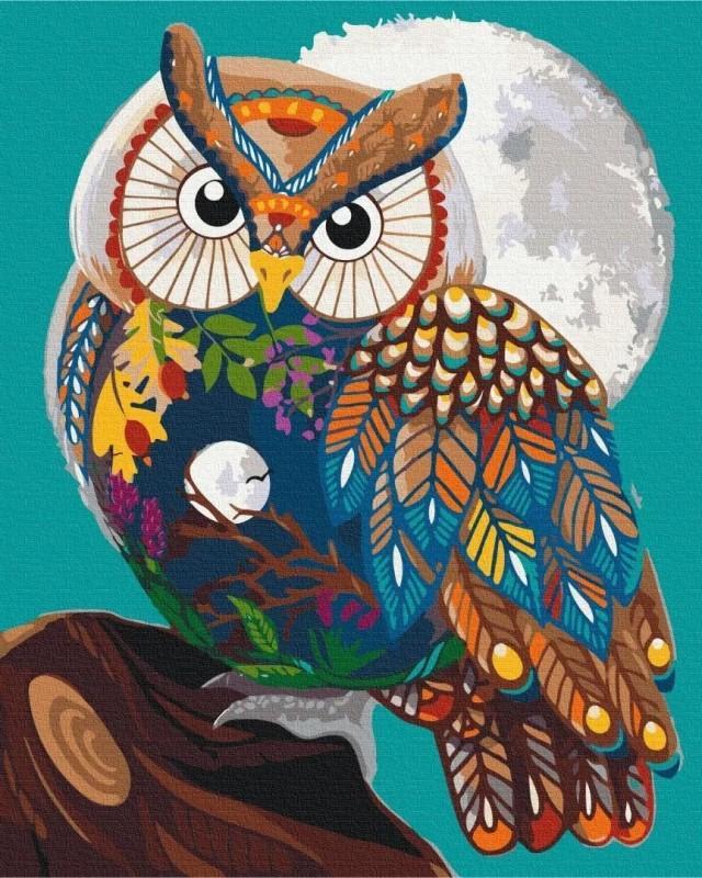 Obraz Malowanie po numerach - Mšdry stróż