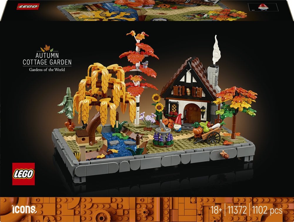 LEGO Icons Jesienny ogród z chatką (11372)