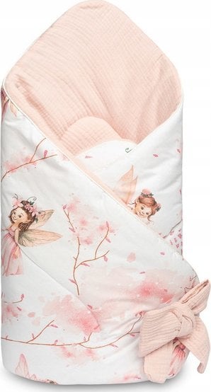 Sensillo ROŻEK MUŚLINOWY WRÓŻKI RÓŻOWY 75x75