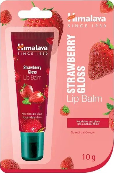 Himalaya Himalaya - Błyszczący Balsam Do Usta, Truskawka, 10g